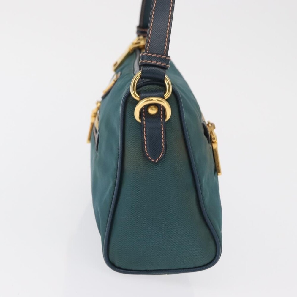 Prada Nylon Accessory Pouch Green - Picture 4 of 14